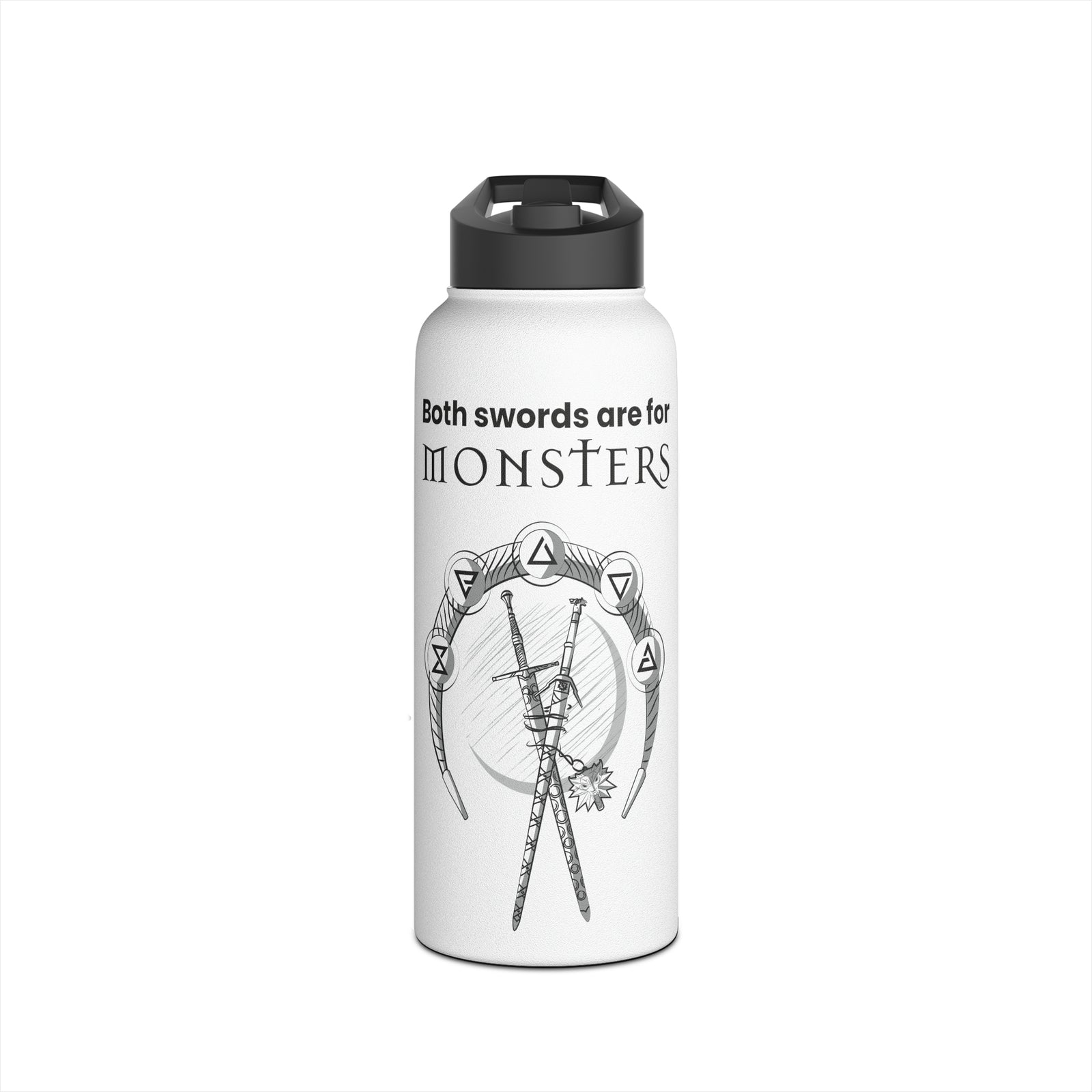 The Witcher - Swords - Stainless Steel Water Bottle