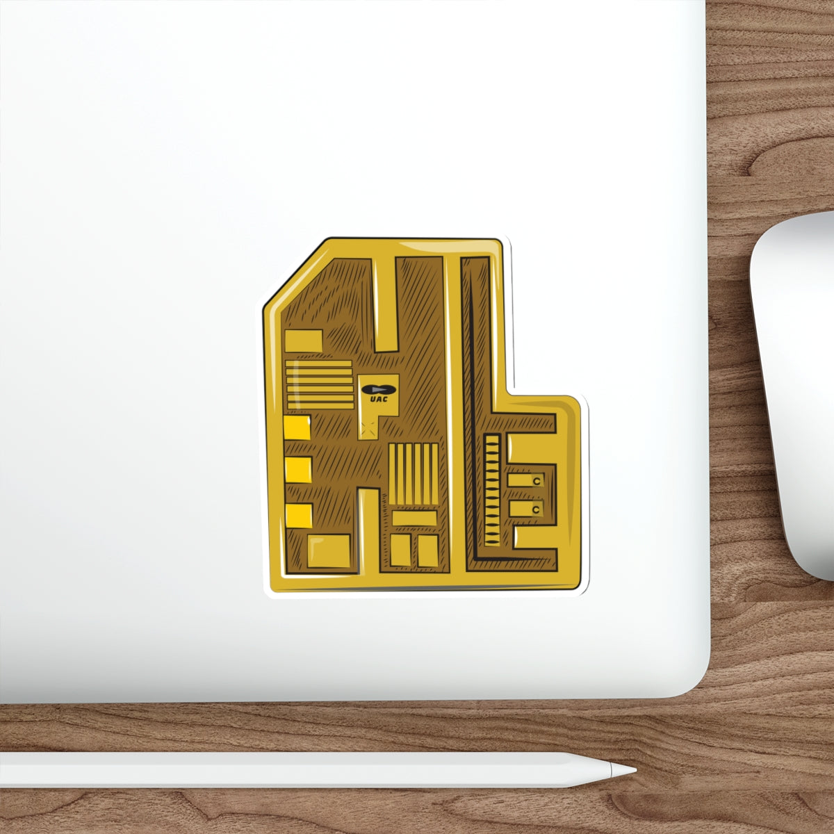 Doom - Yellow Keycard - Stickers