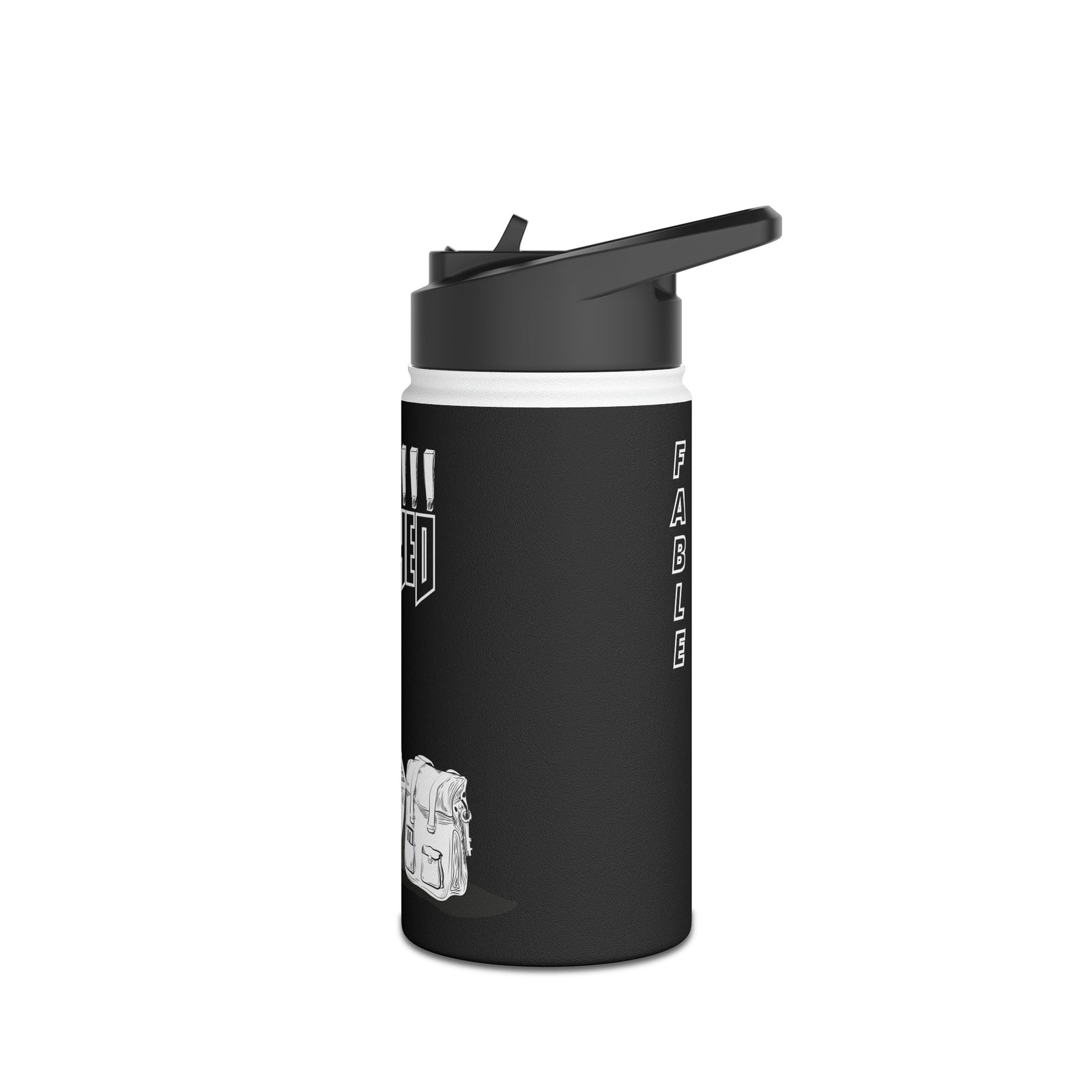 Wolfenstein 3D - Get Psyched - Stainless Steel Water Bottle