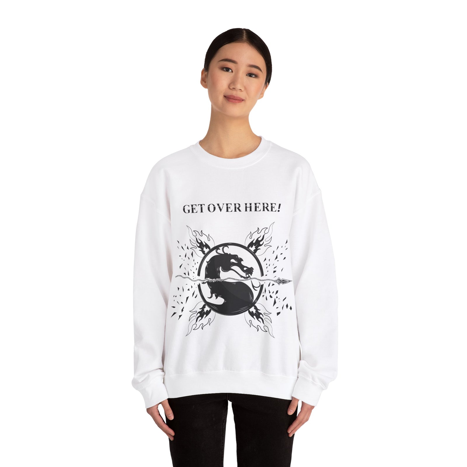 MK - GET OVER HERE - Crewneck Sweatshirt