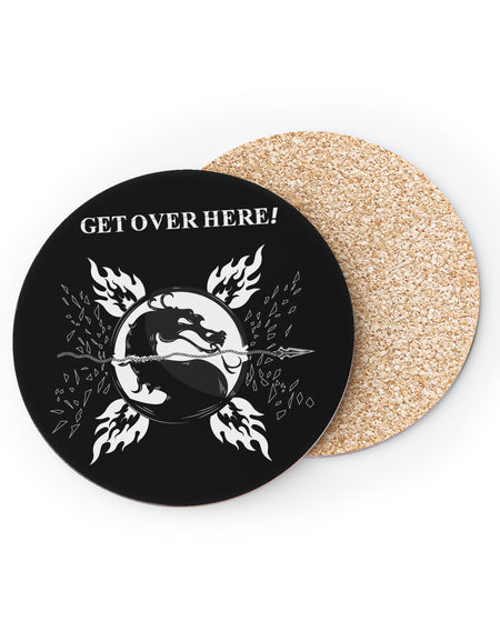 MK - GET OVER HERE - Coasters