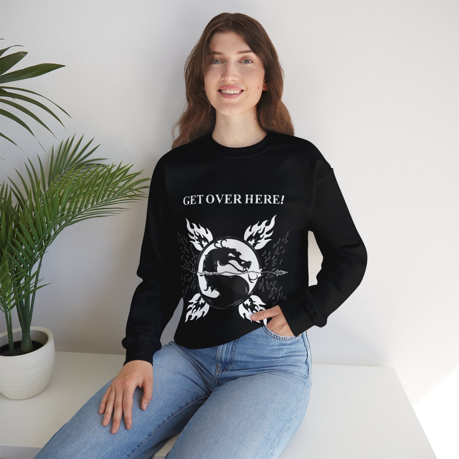 MK - GET OVER HERE - Crewneck Sweatshirt