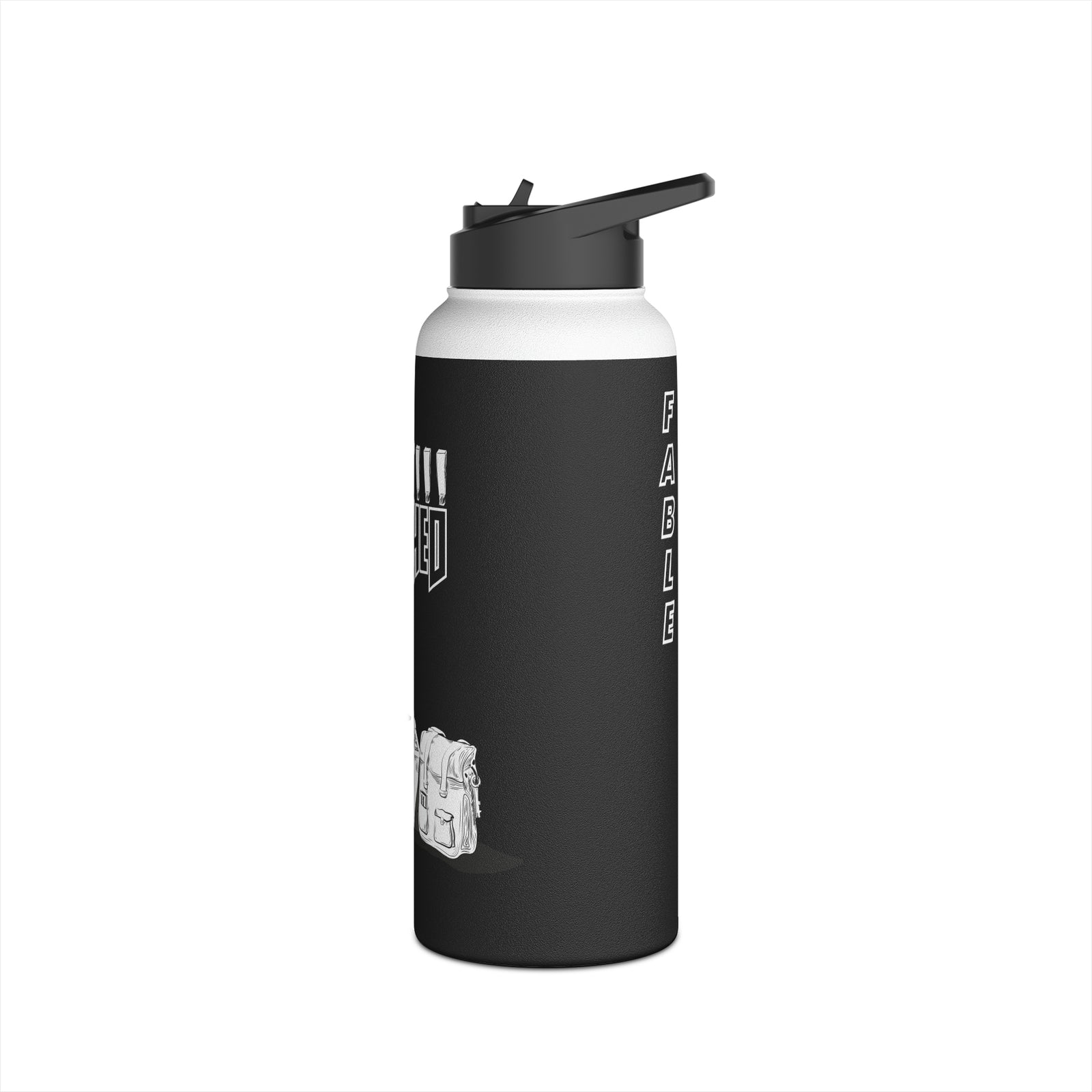 Wolfenstein 3D - Get Psyched - Stainless Steel Water Bottle