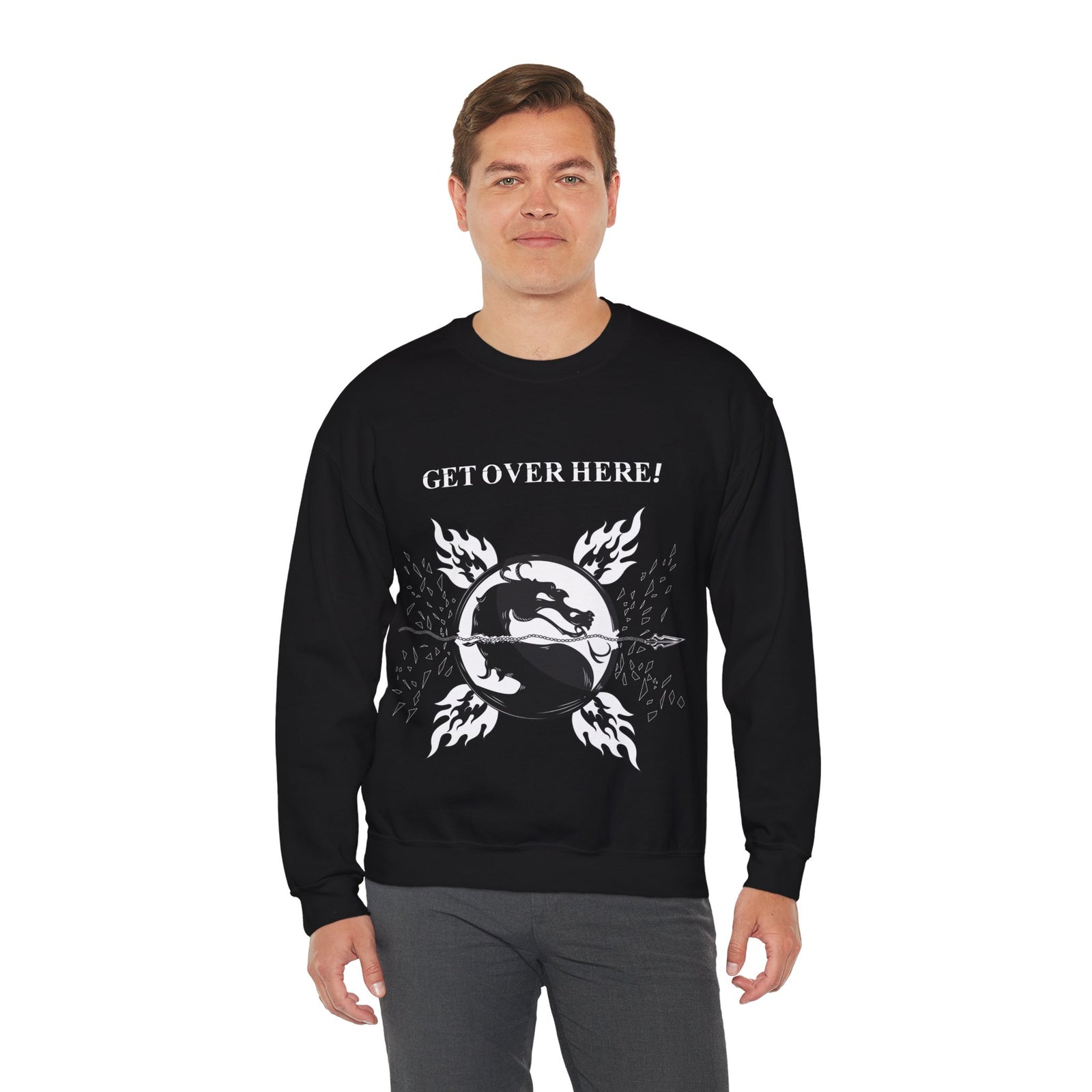 MK - GET OVER HERE - Crewneck Sweatshirt