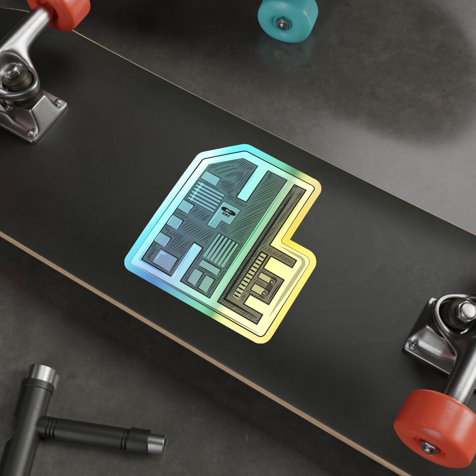 Doom - Keycard - Holographic Sticker