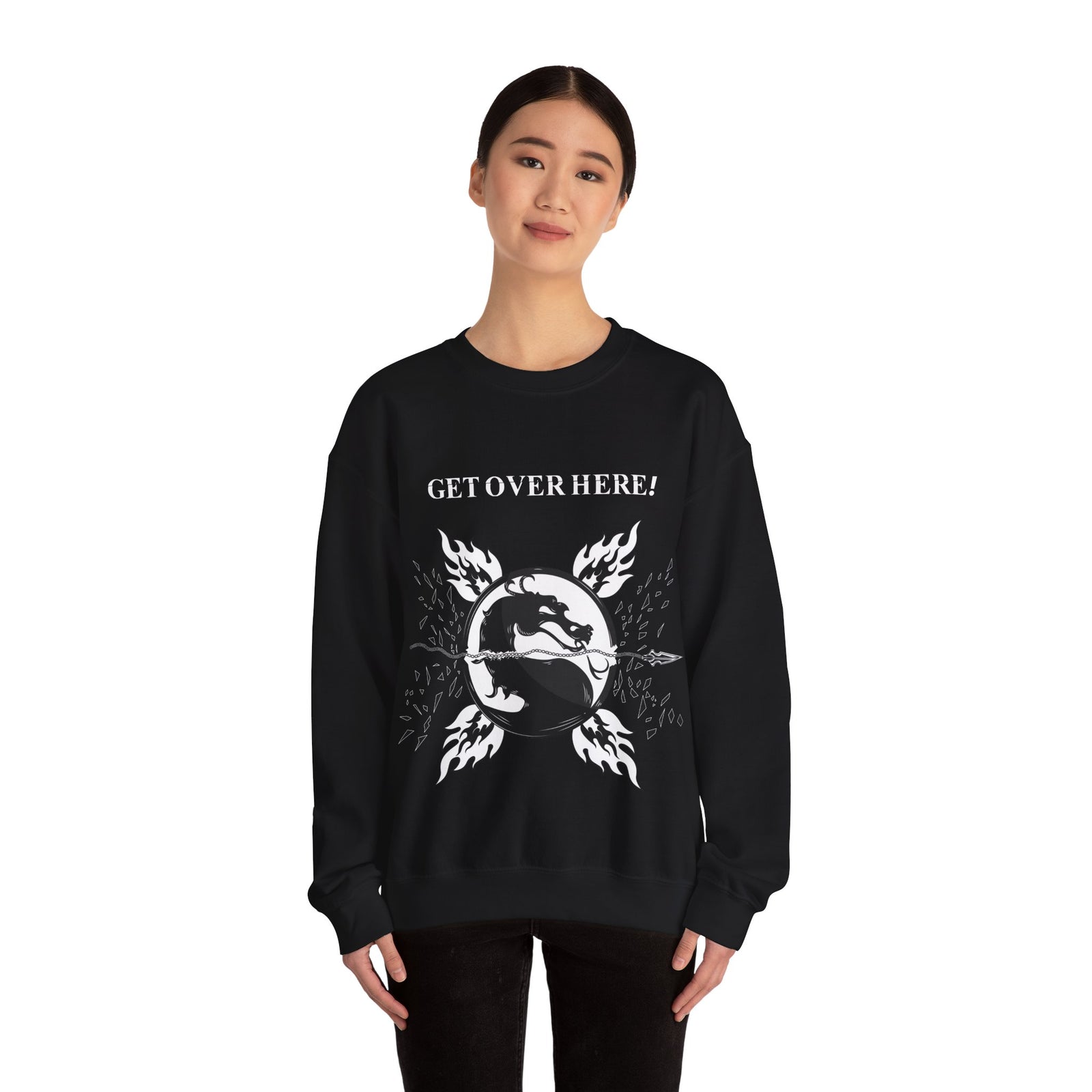 MK - GET OVER HERE - Crewneck Sweatshirt