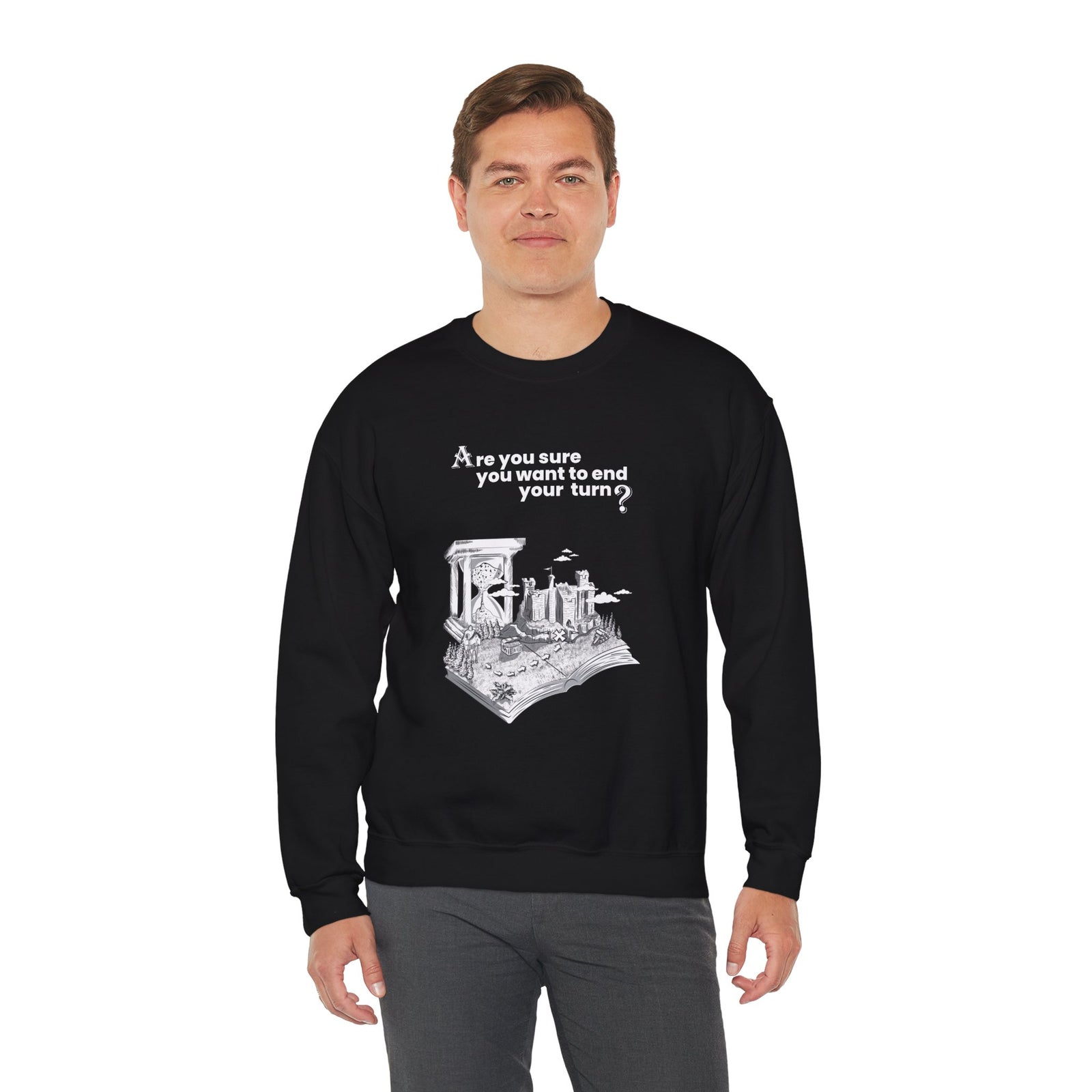 Heroes 3 - End Turn - Crewneck Sweatshirt