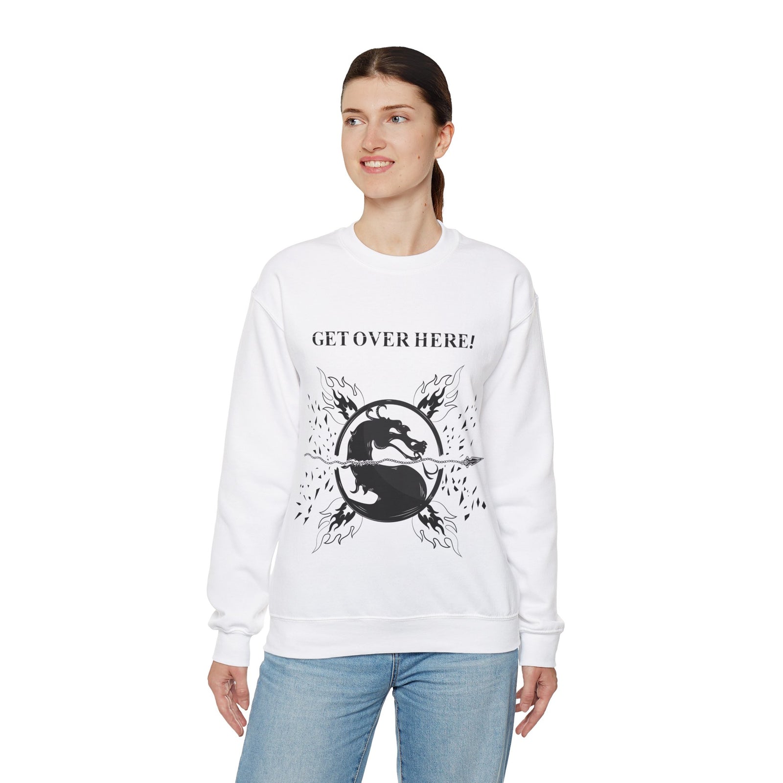 MK - GET OVER HERE - Crewneck Sweatshirt