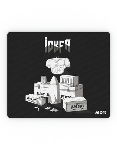 Doom - IDKFA - Rectangular Mouse Pad