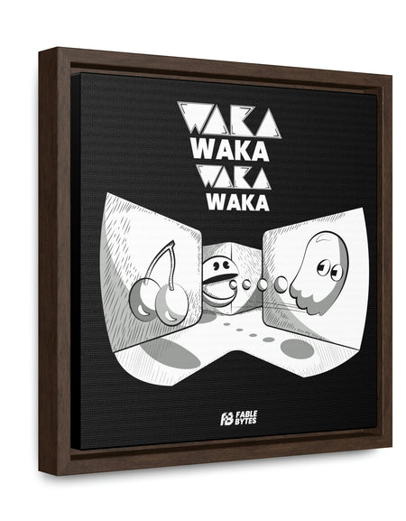 PacMan - WakaWaka - Framed Canvas
