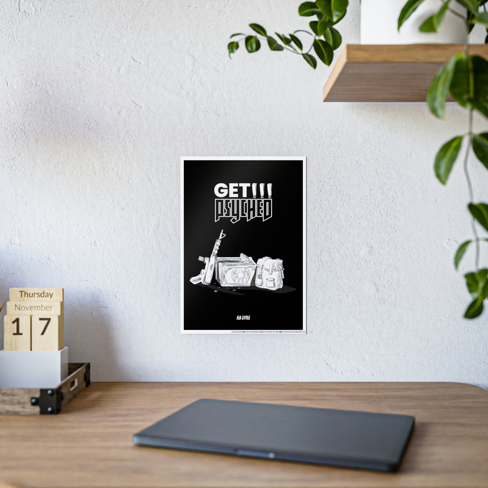 Wolfenstein 3D - Get Psyched - Glossy Posters