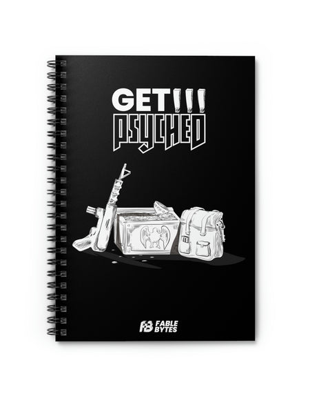 Wolfenstein 3D - Get Psyched - Spiral Notebook