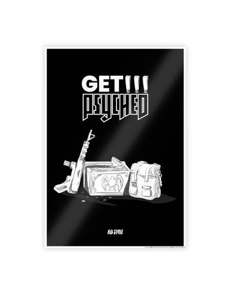 Wolfenstein 3D - Get Psyched - Glossy Posters