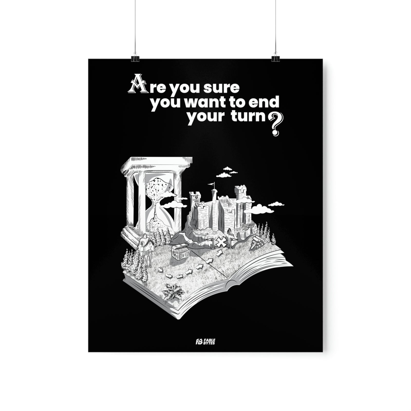 Heroes 3 - End Turn - Matte Posters