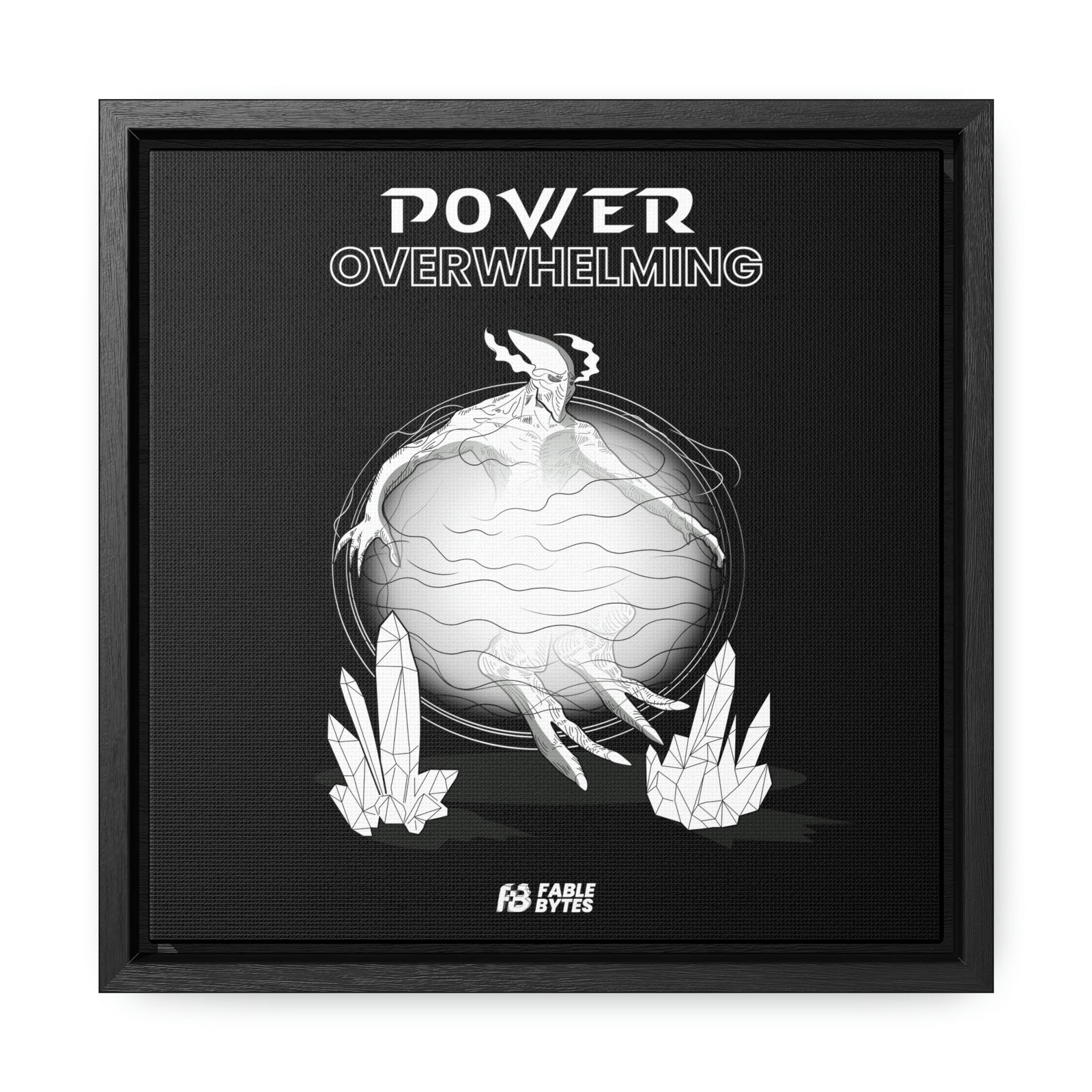 Starcraft - Power Overwhelming - Framed Canvas