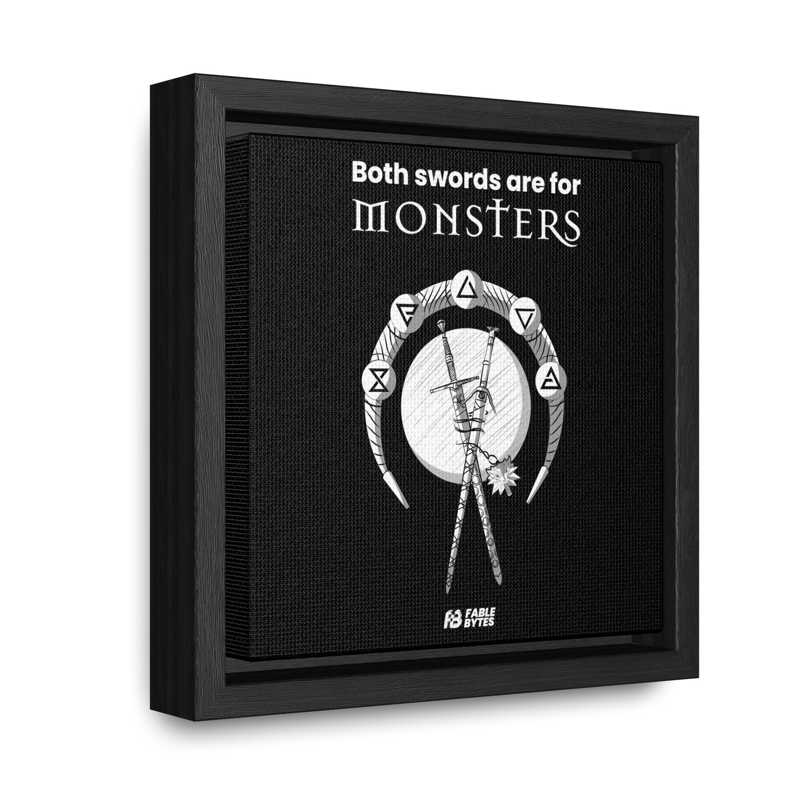 The Witcher - Swords - Framed Canvas