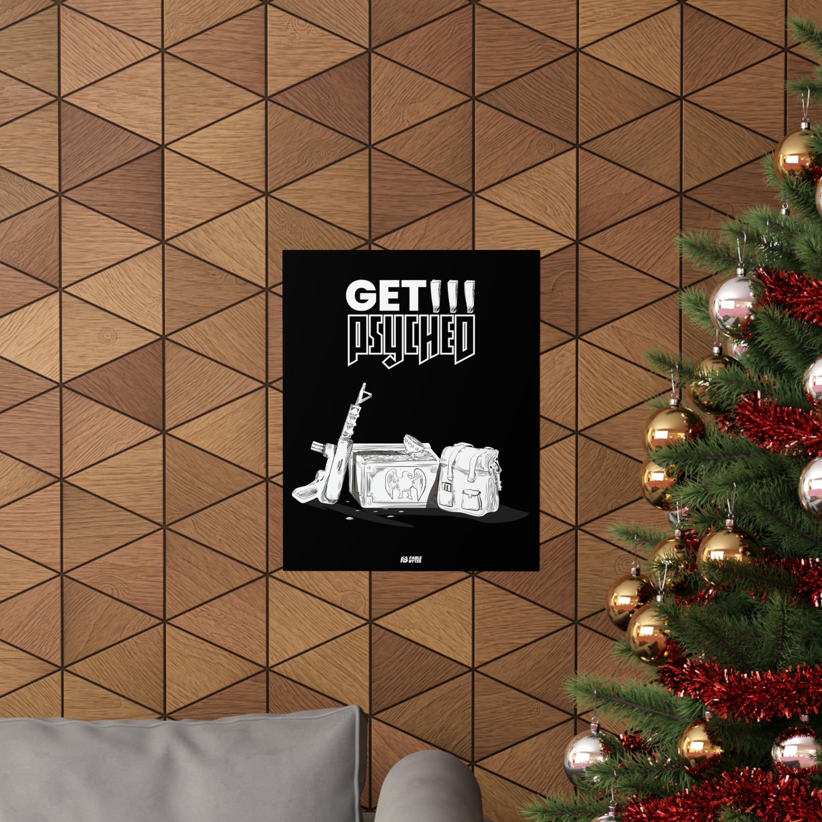 Wolfenstein 3D - Get Psyched - Matte Posters