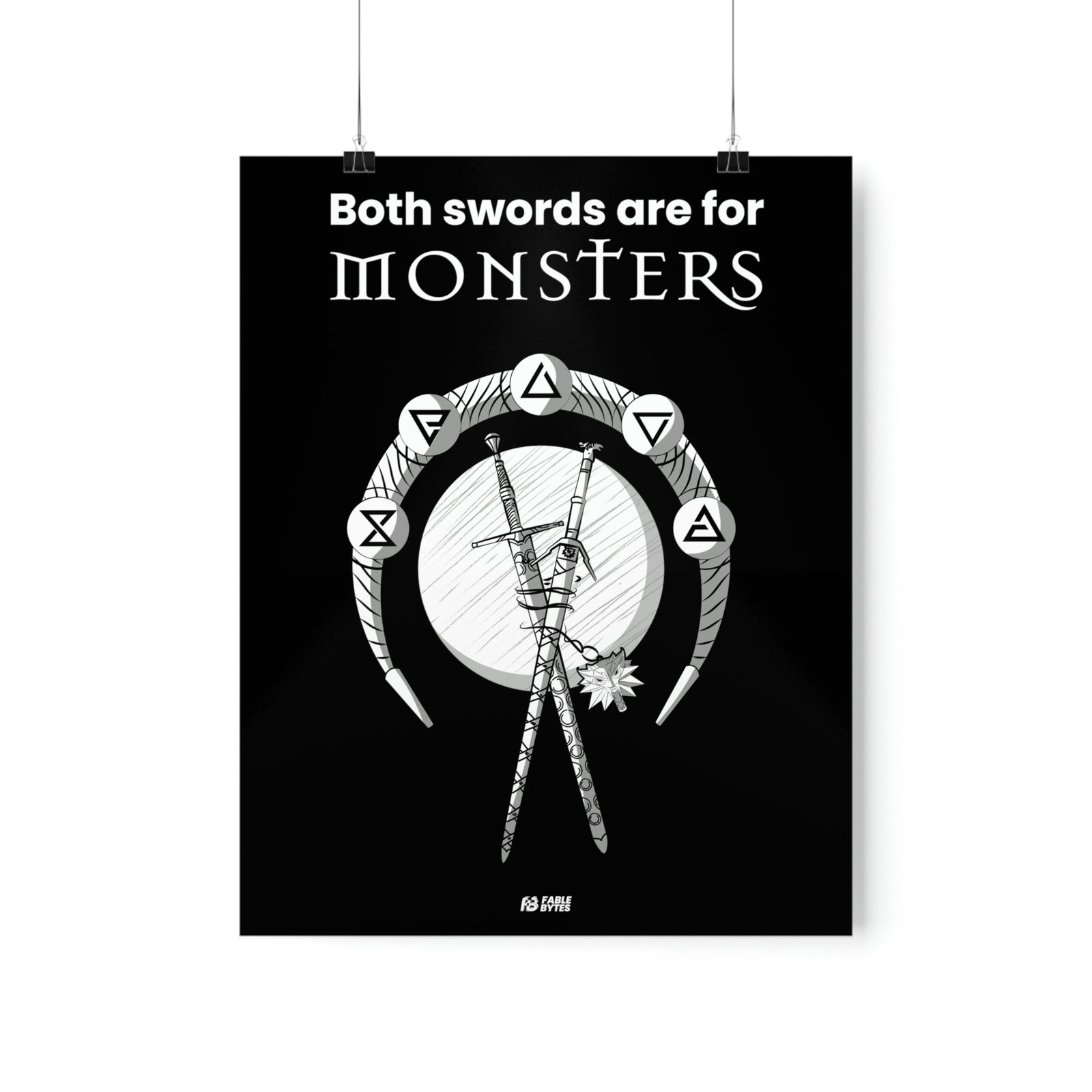 The Witcher - Swords - Matte Posters