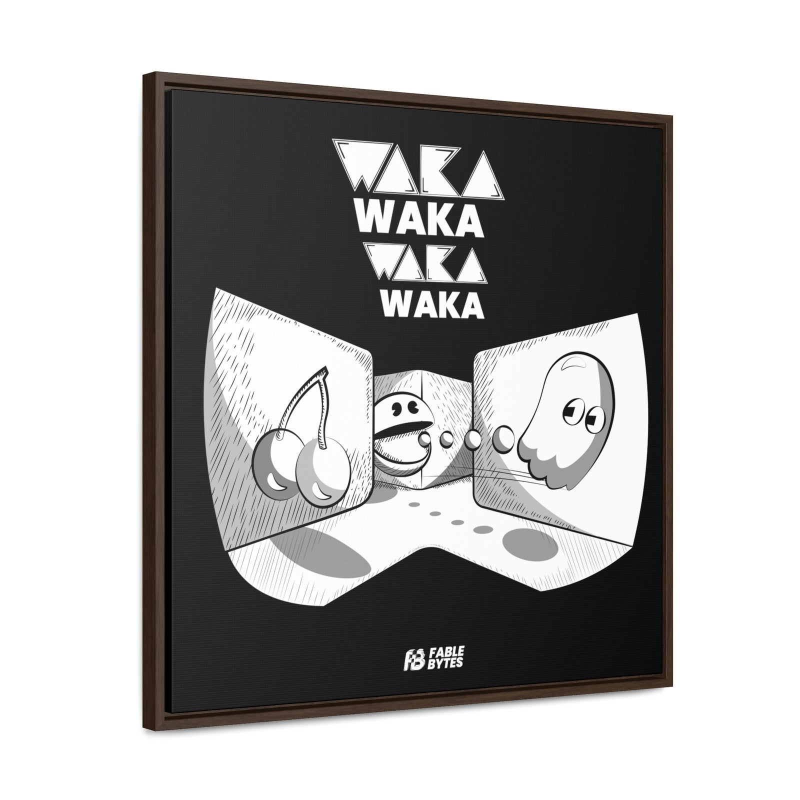 PacMan - WakaWaka - Framed Canvas