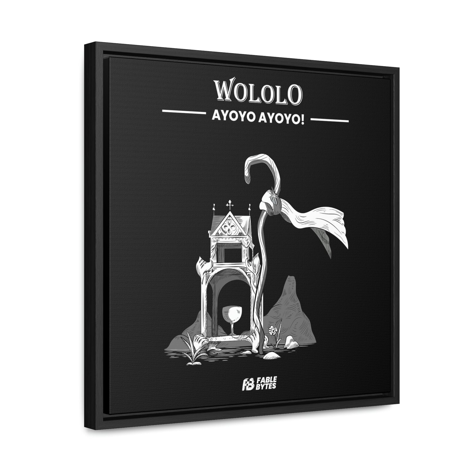 AoE - Wololo - Framed Canvas