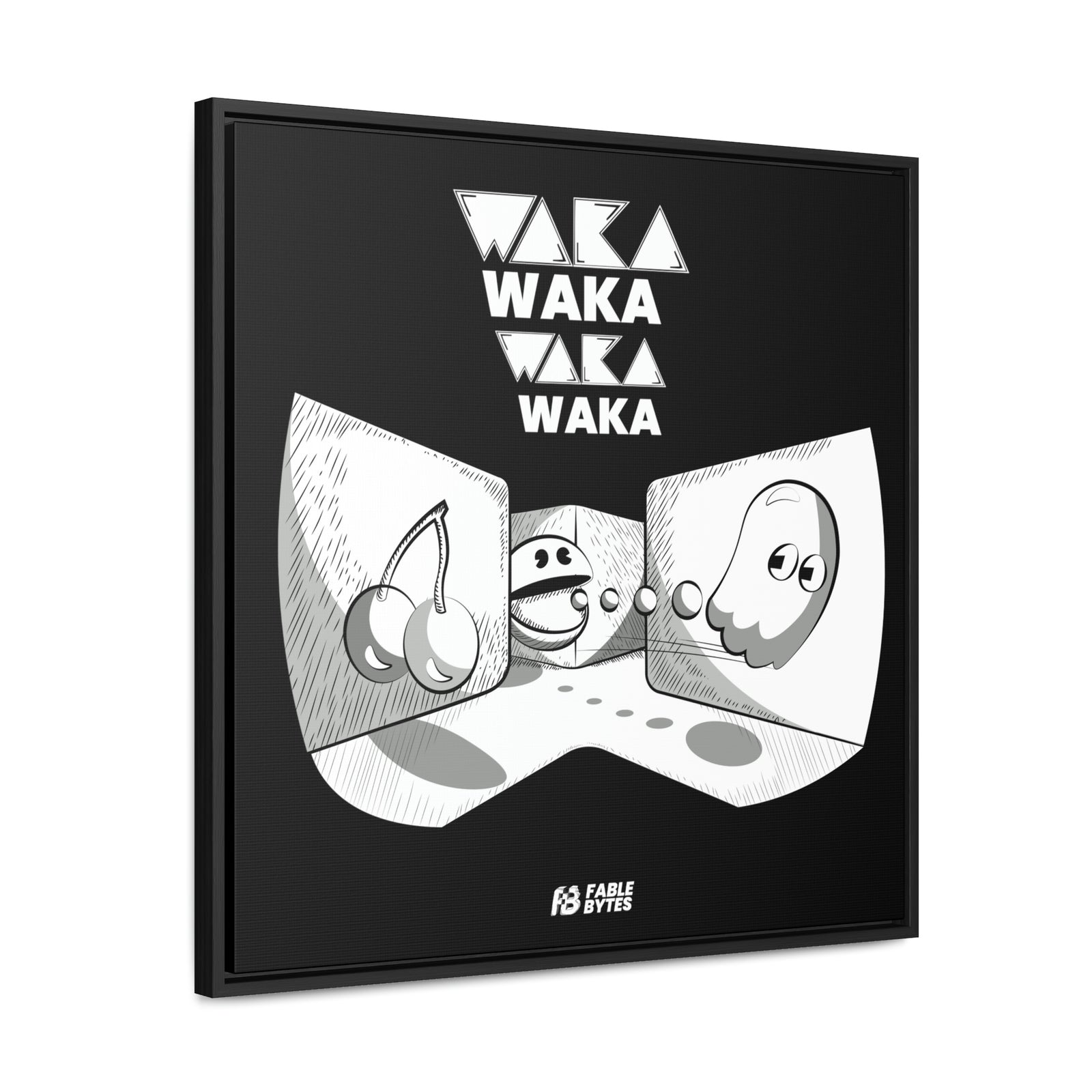 PacMan - WakaWaka - Framed Canvas