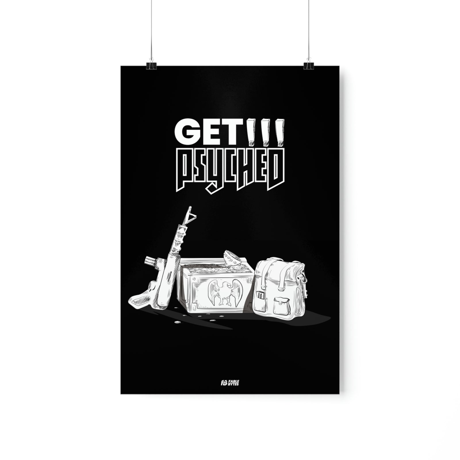 Wolfenstein 3D - Get Psyched - Matte Posters