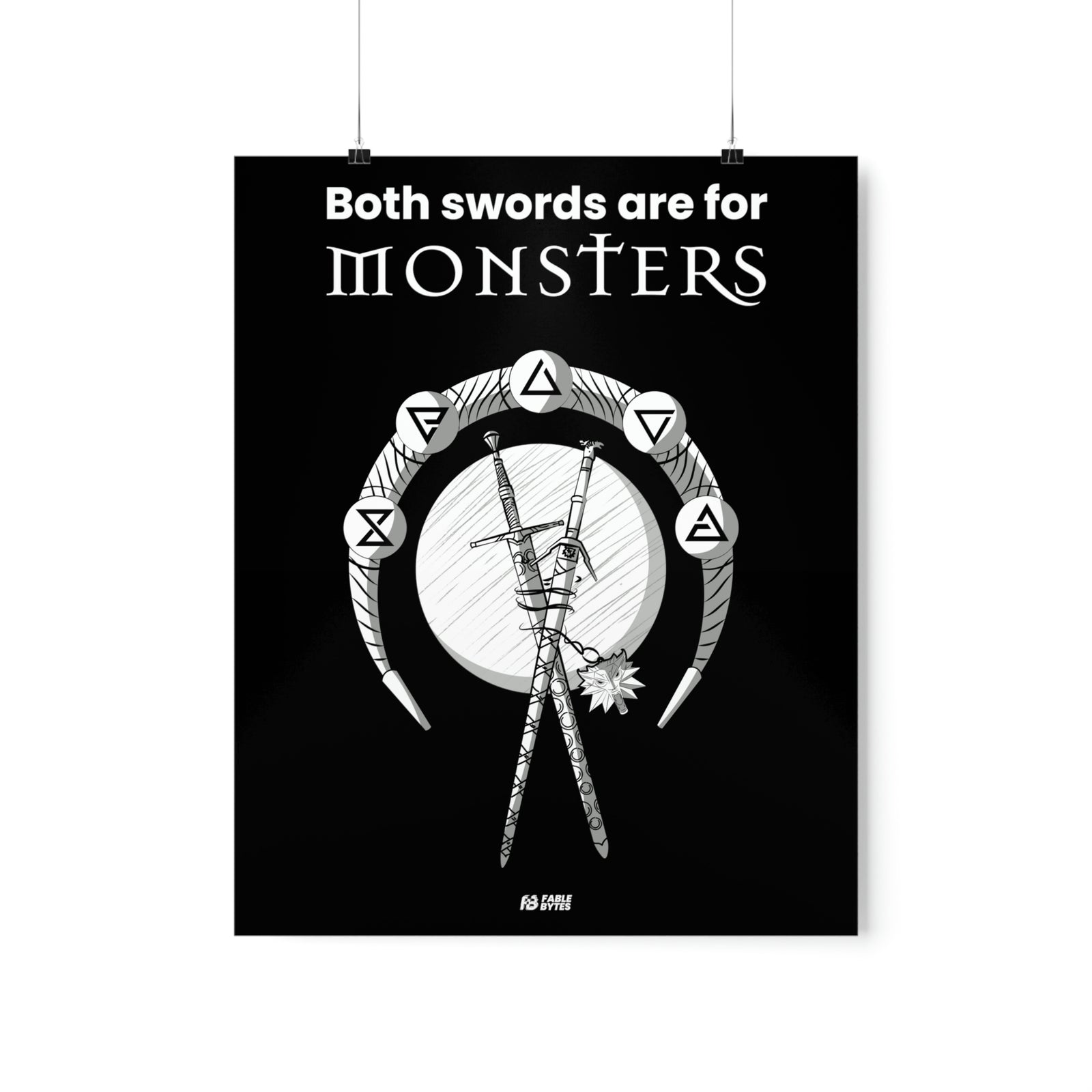 The Witcher - Swords - Matte Posters