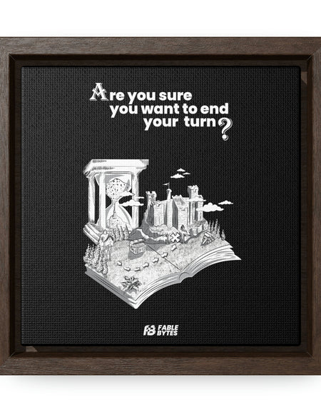 Heroes 3 - End Turn - Framed Canvas