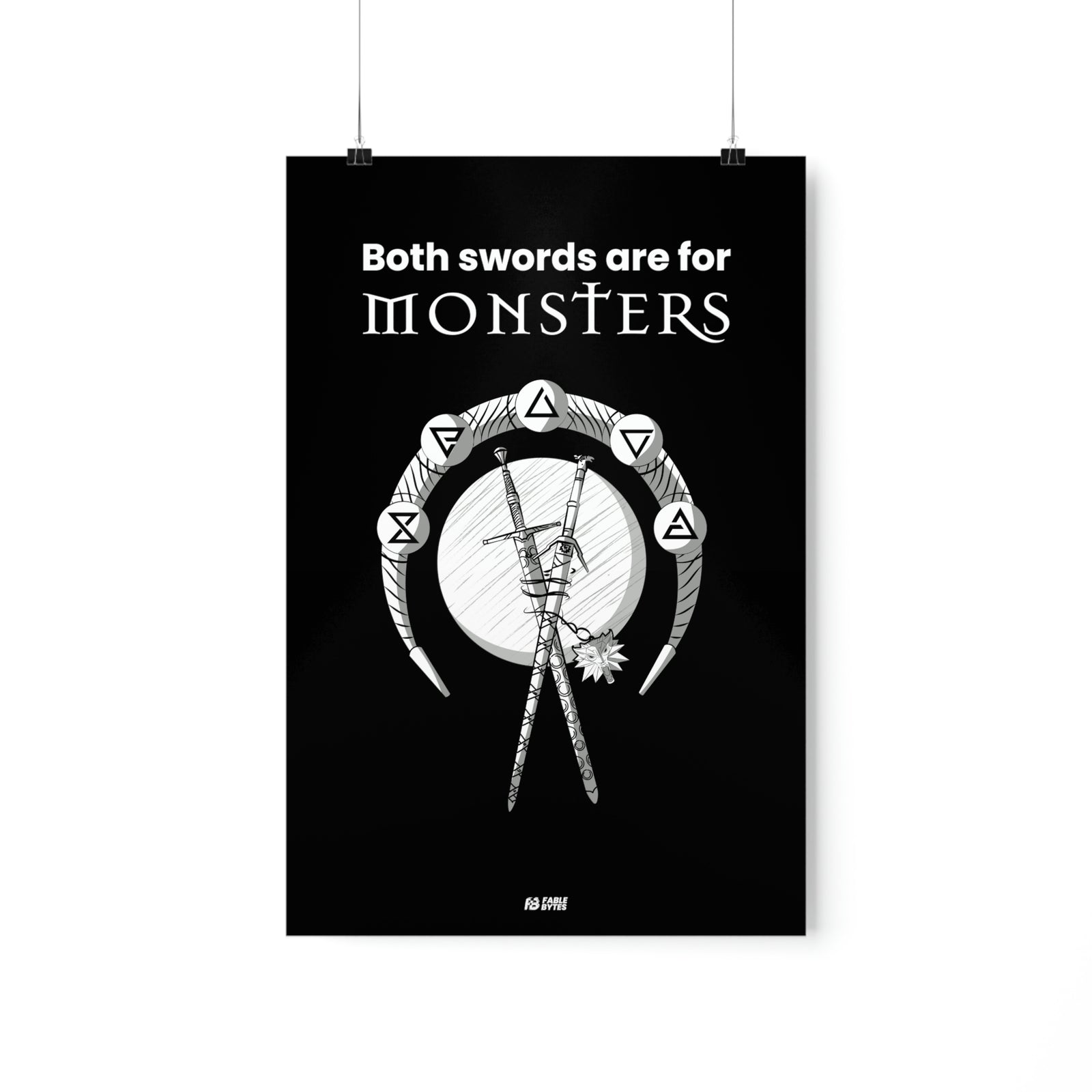 The Witcher - Swords - Matte Posters