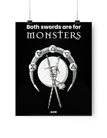 The Witcher - Swords - Matte Posters