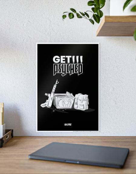 Wolfenstein 3D - Get Psyched - Glossy Posters