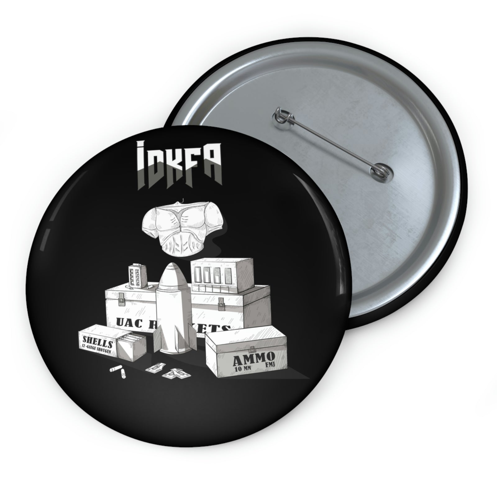 Doom - IDKFA - Pin Buttons