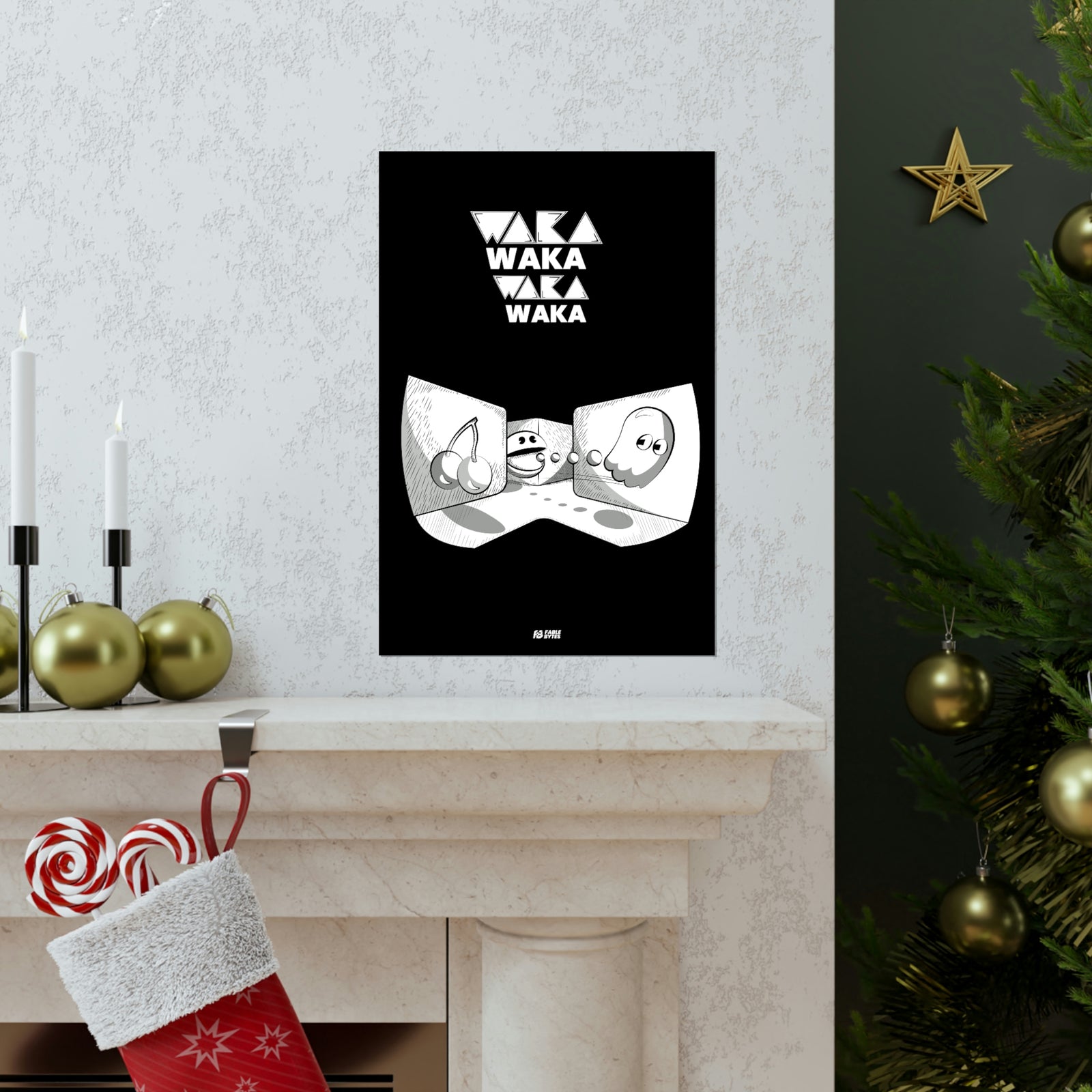 PacMan - WakaWaka - Matte Posters