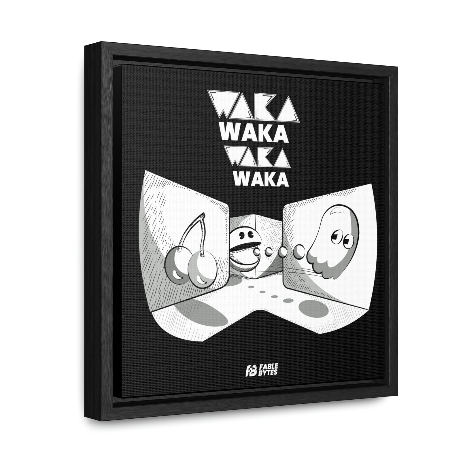 PacMan - WakaWaka - Framed Canvas