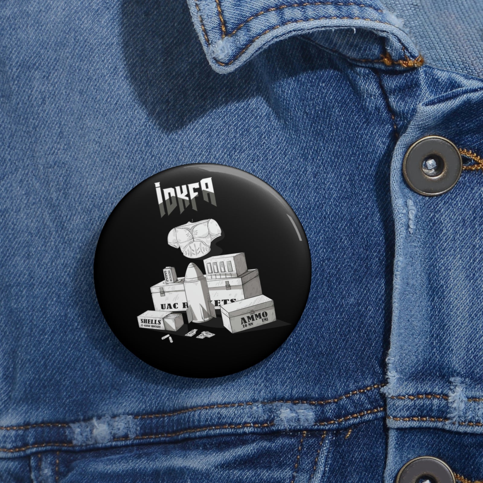 Doom - IDKFA - Pin Buttons