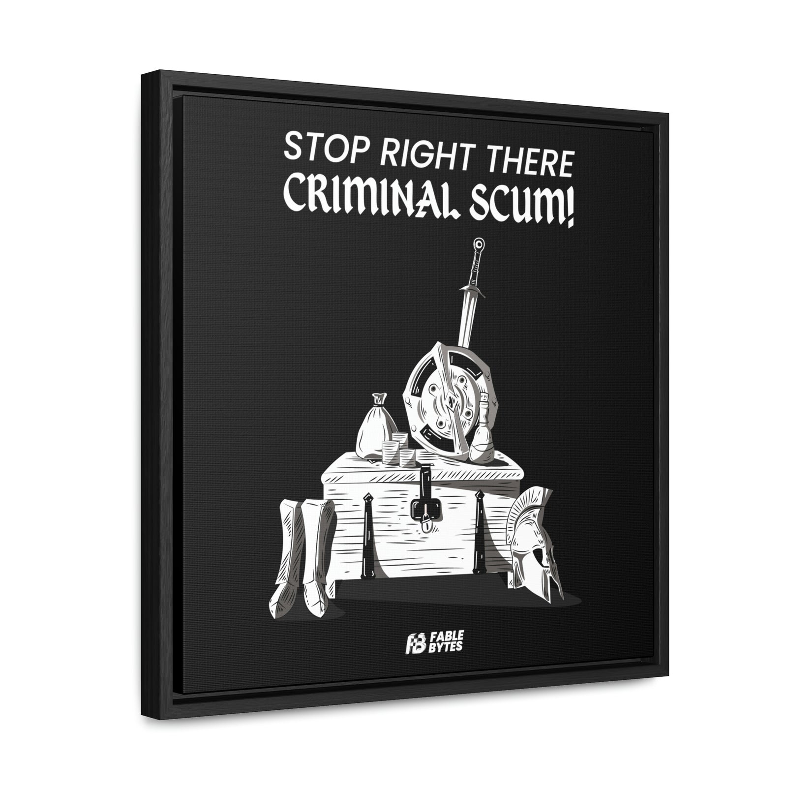 Oblivion - Guard - Framed Canvas