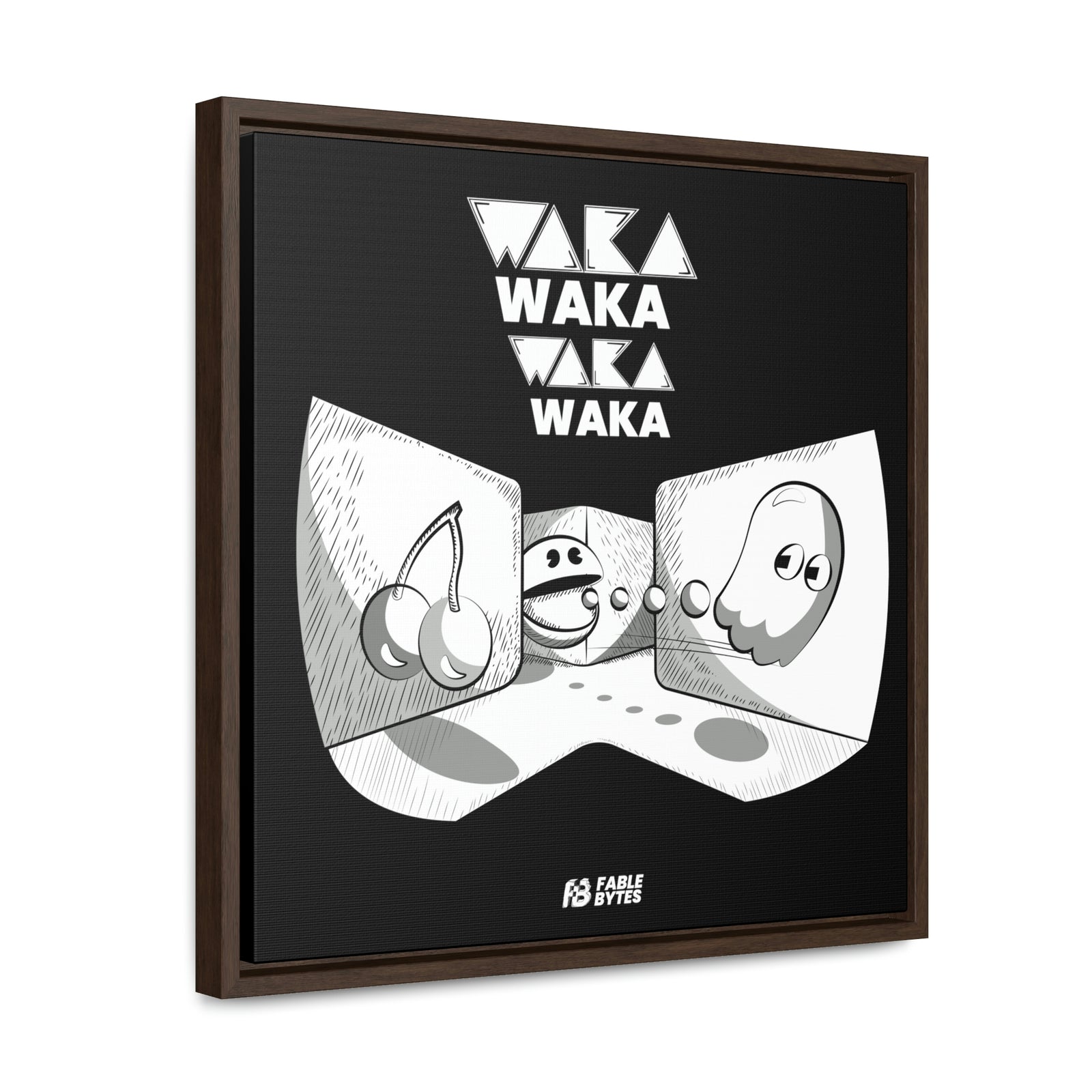PacMan - WakaWaka - Framed Canvas