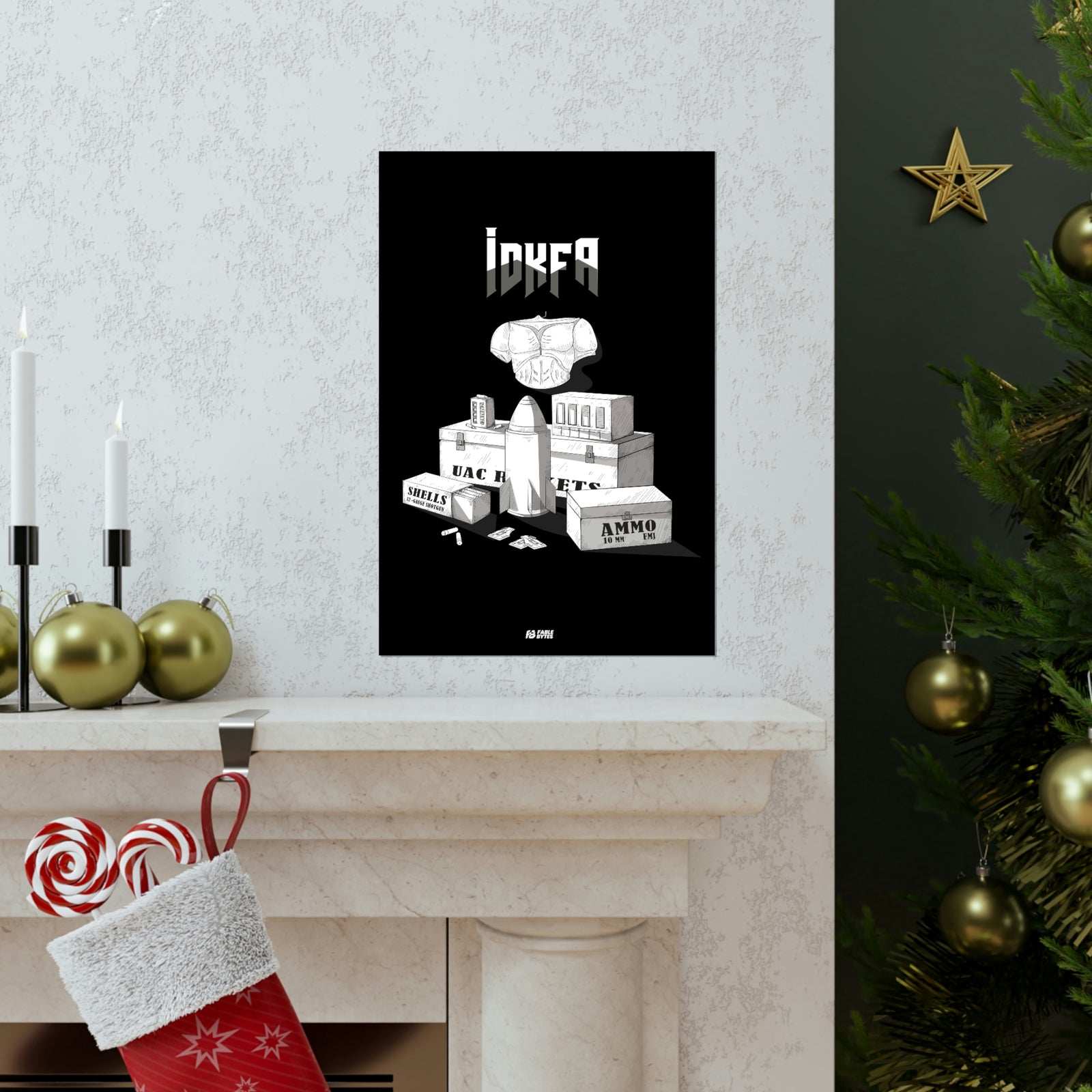 Doom - IDKFA - Matte Posters