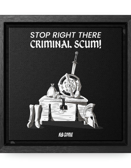 Oblivion - Guard - Framed Canvas