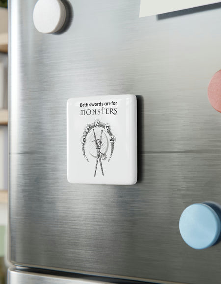 The Witcher - Swords - Porcelain Magnet