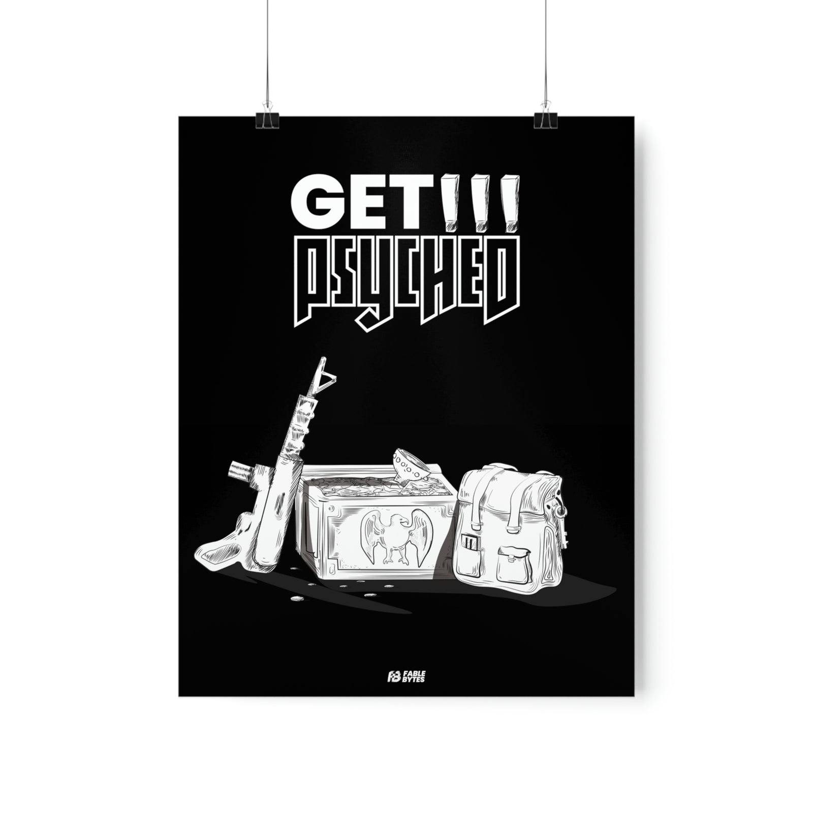 Wolfenstein 3D - Get Psyched - Matte Posters