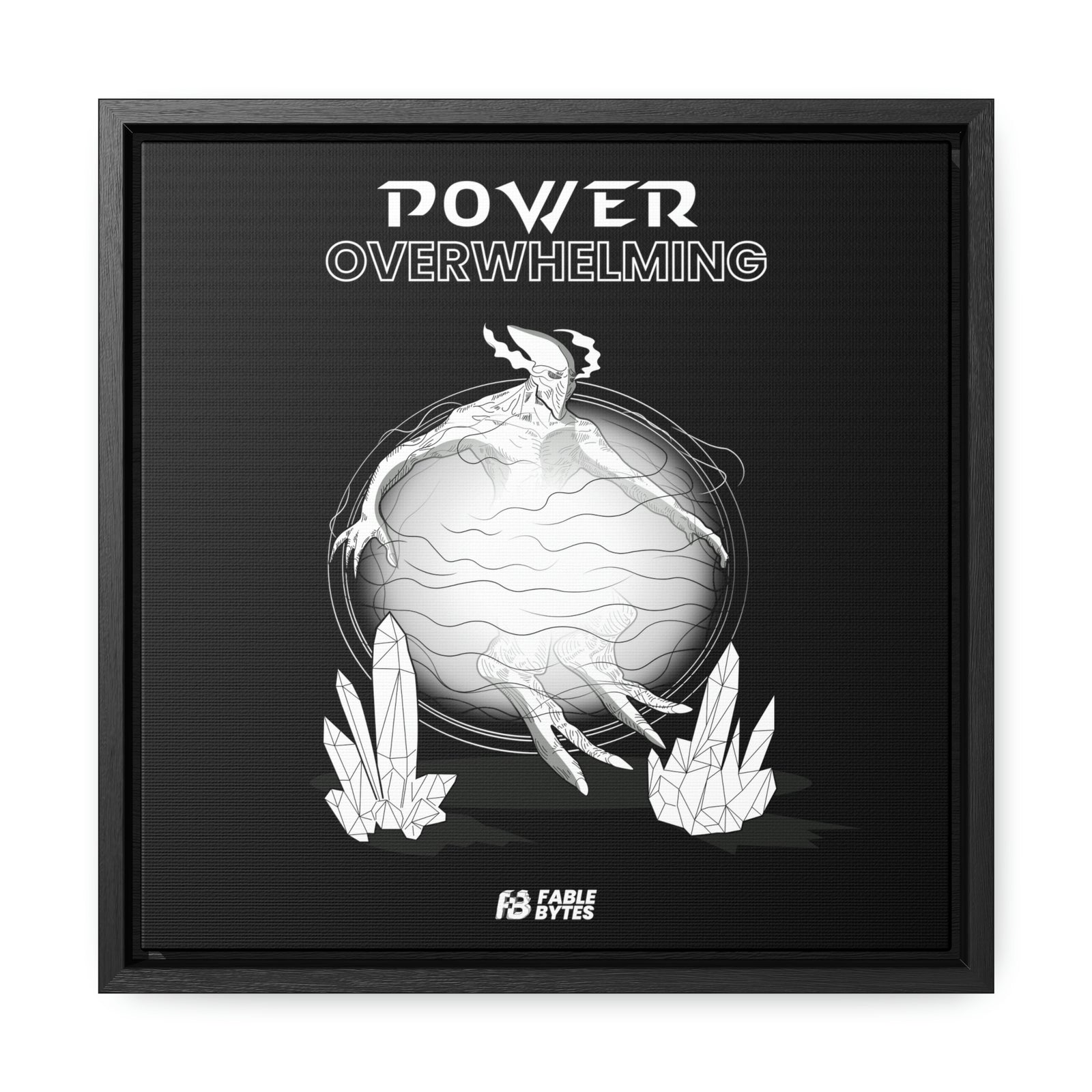 Starcraft - Power Overwhelming - Framed Canvas