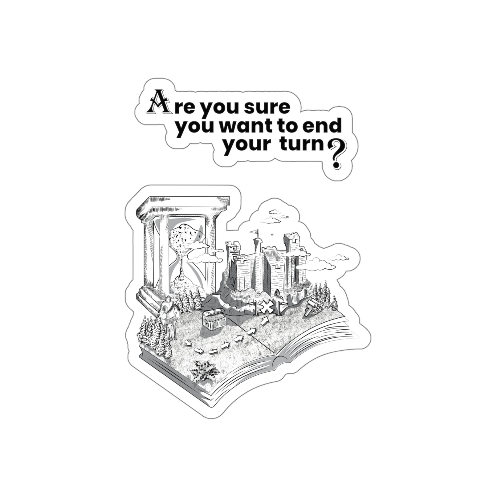 Heroes 3 - End Turn - Stickers