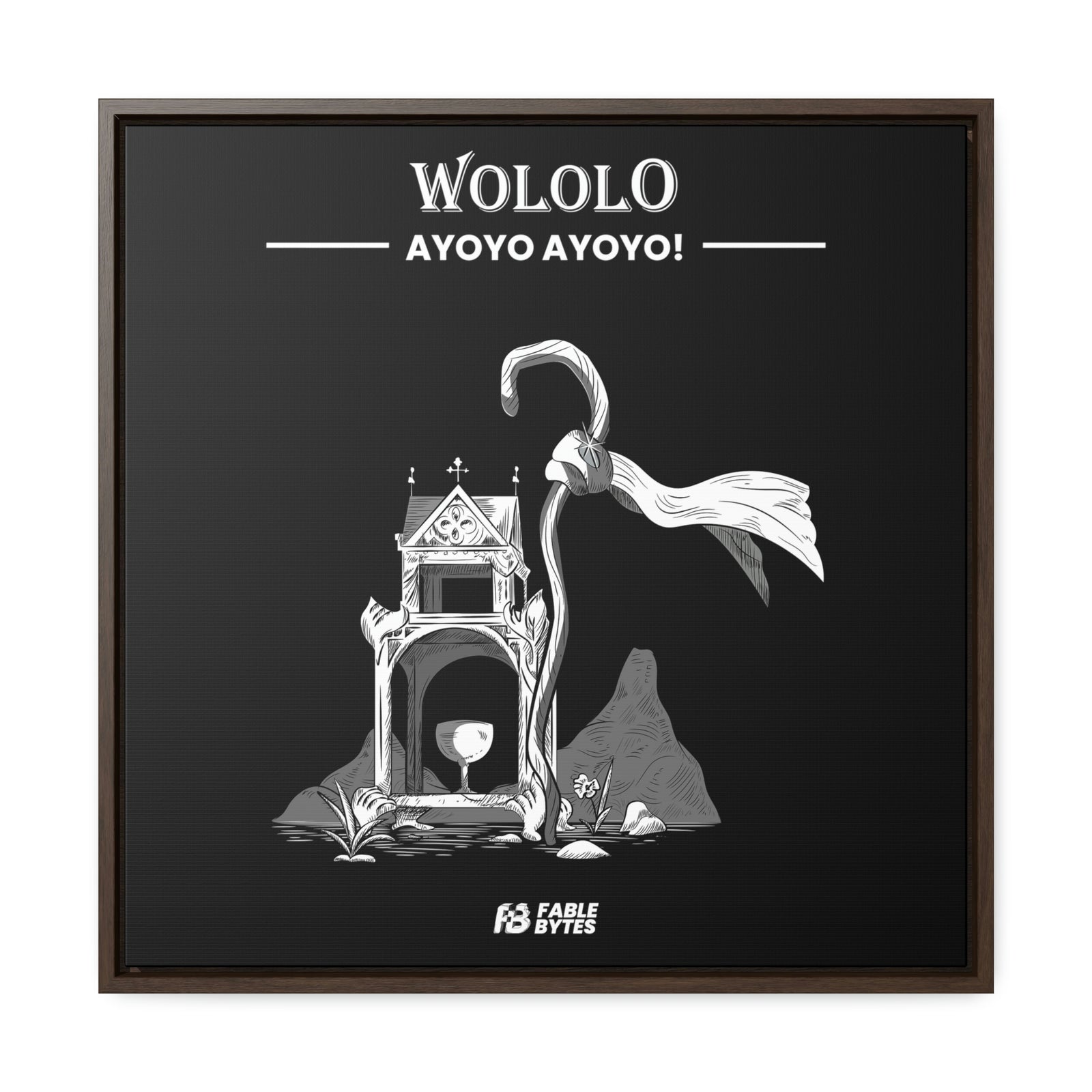 AoE - Wololo - Framed Canvas