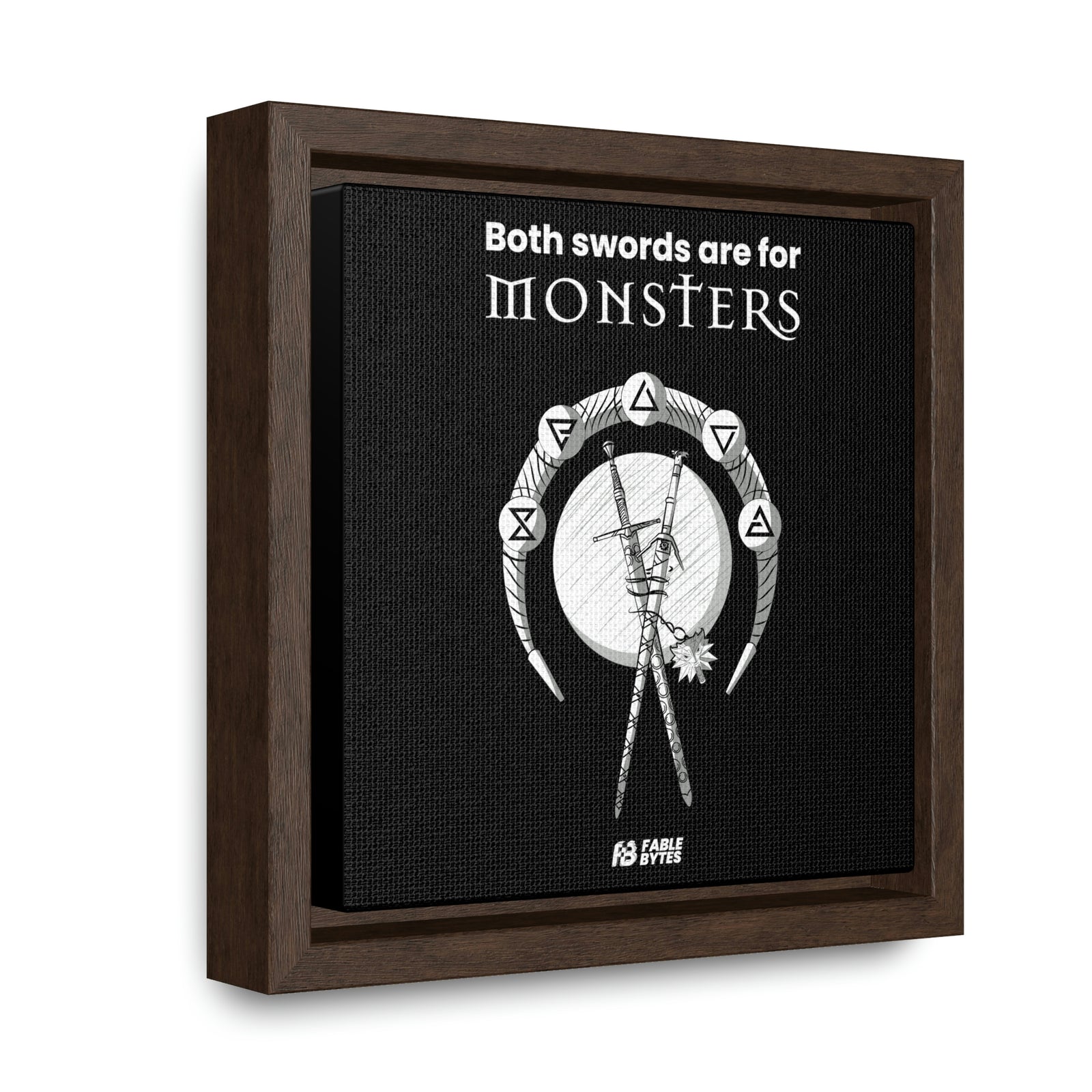 The Witcher - Swords - Framed Canvas