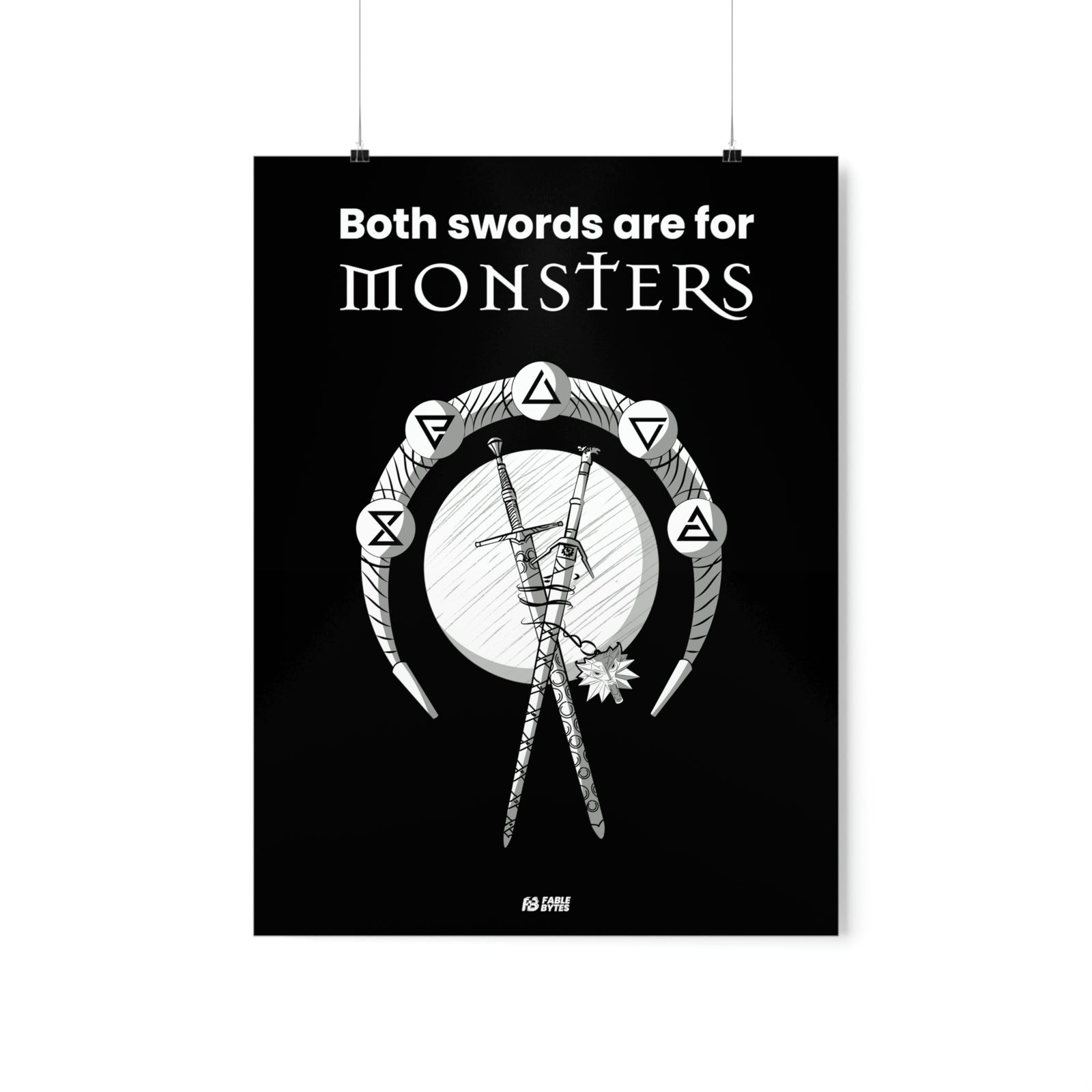 The Witcher - Swords - Matte Posters