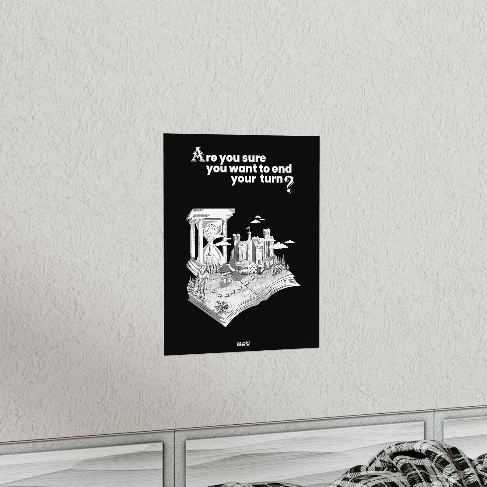 Heroes 3 - End Turn - Matte Posters