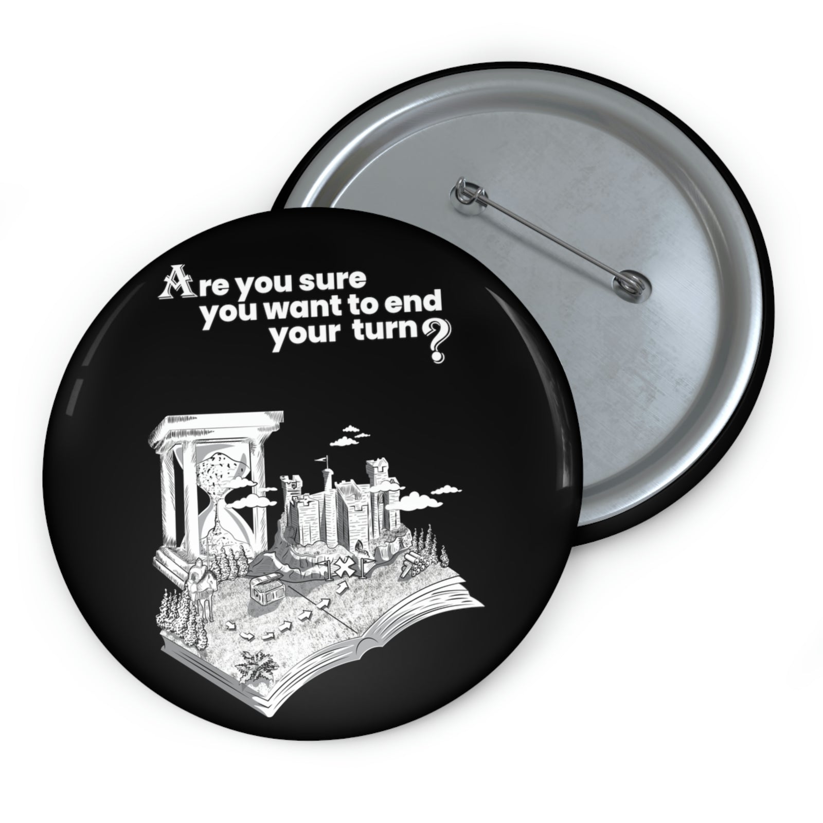 Heroes 3 - End Turn - Pin Buttons