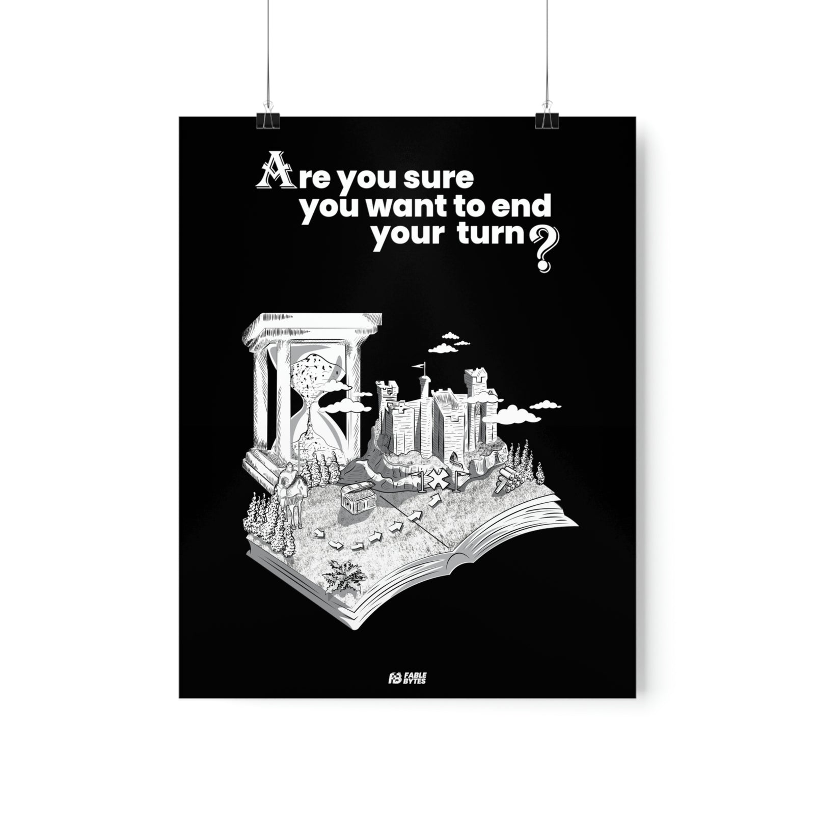 Heroes 3 - End Turn - Matte Posters