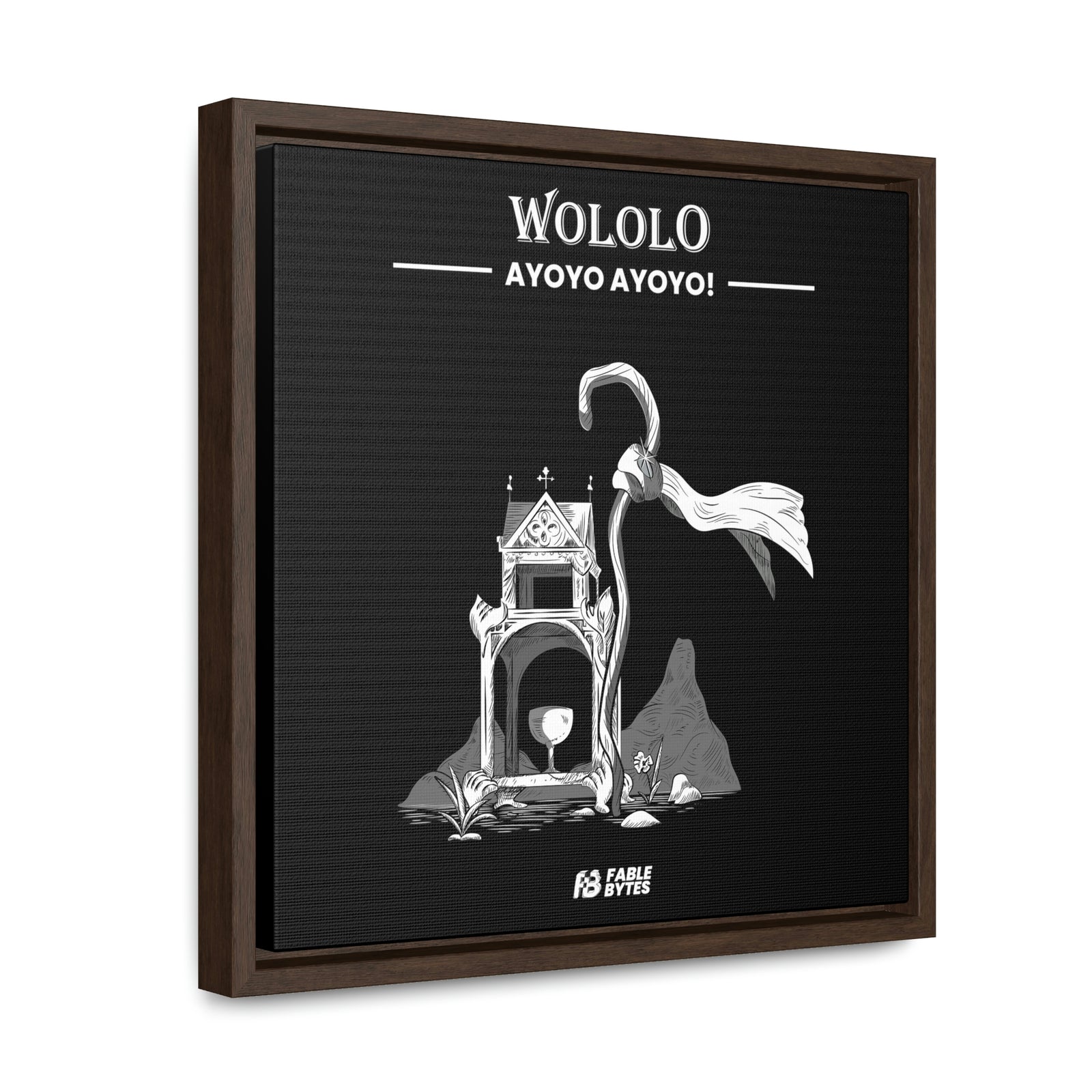 AoE - Wololo - Framed Canvas